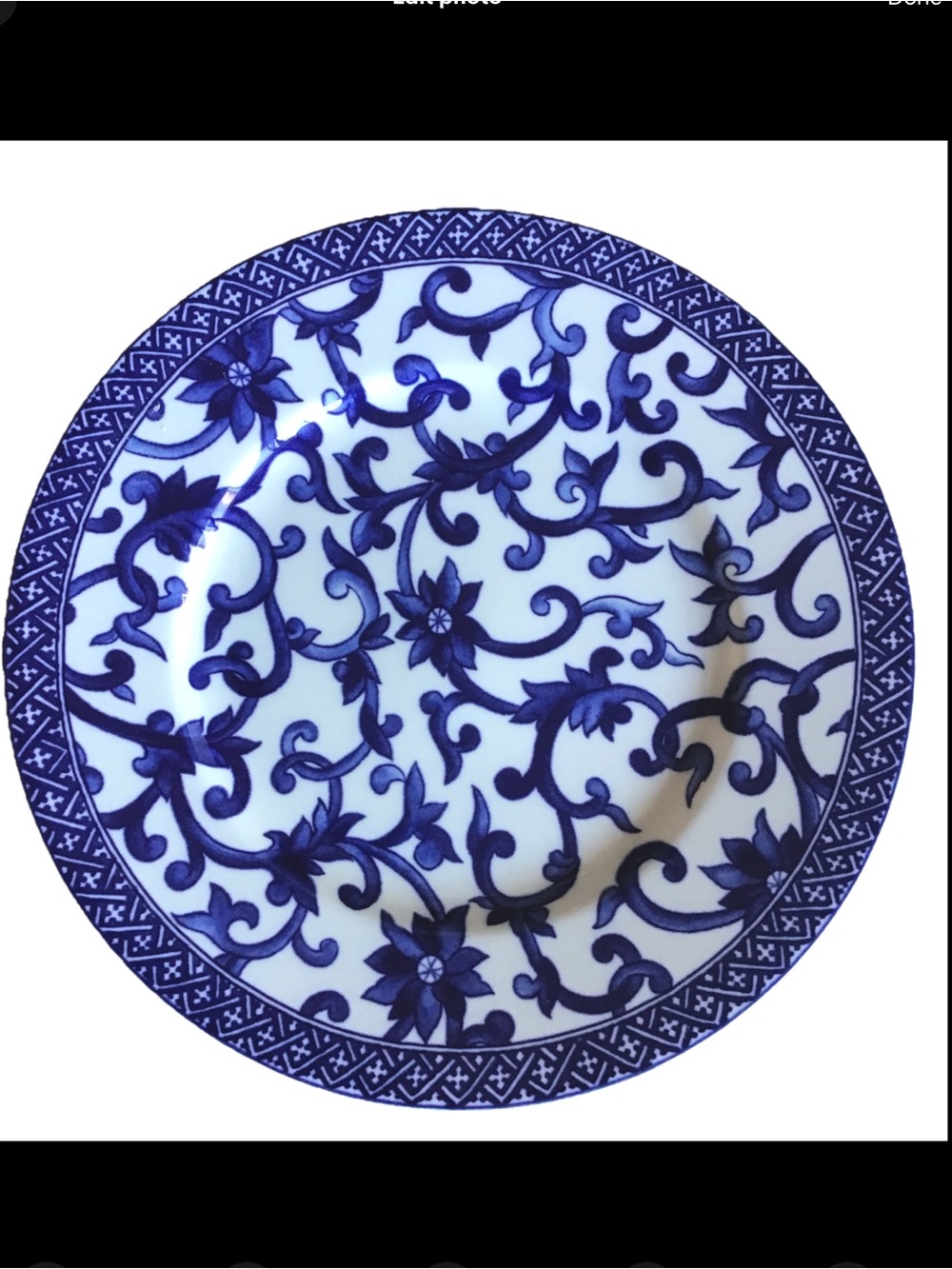 Ralph Lauren Mandarin Blue Salad Plate